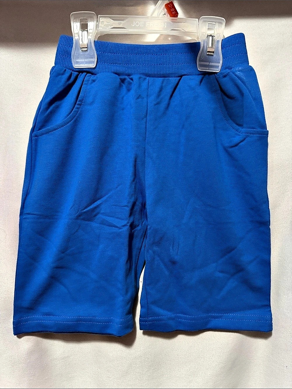 Blue Cotton Shorts Size 6 Like New